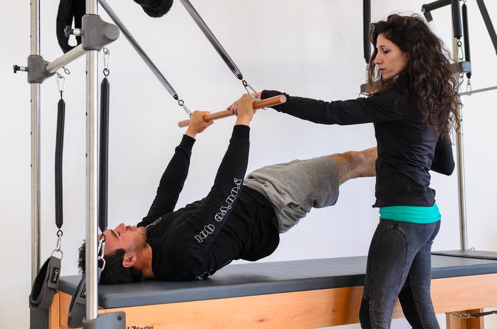 Público masculino para aulas de pilates